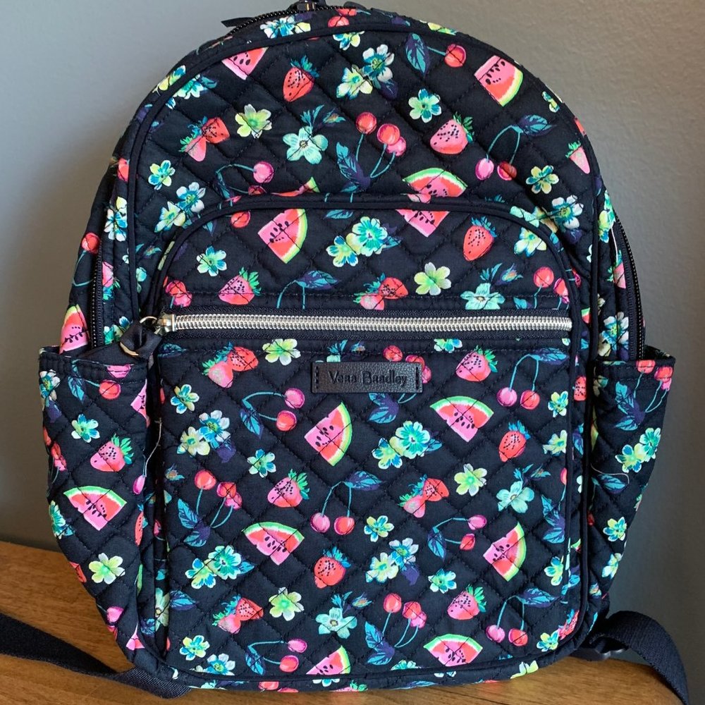 Vera Bradley small backpack purse NWT fruit grove